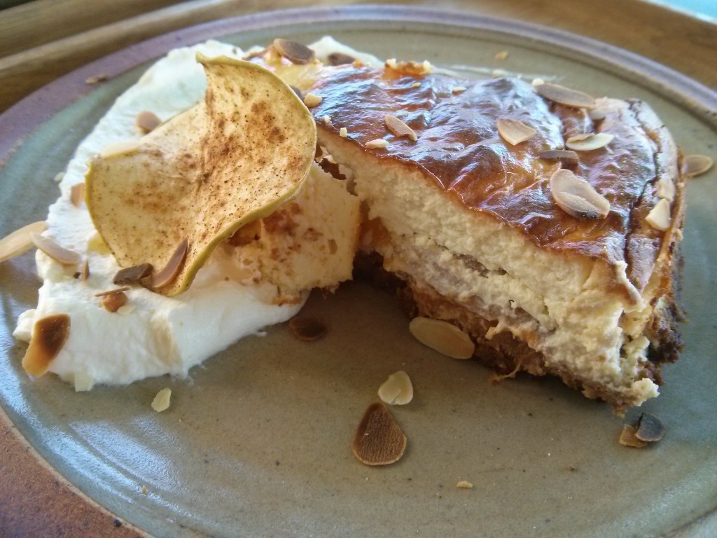 Le Cheesecake à l'abricot du Symbiose - Photo © Crookies