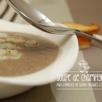 Soupe aux champignons et lamelles de Saint-Jacques citronnées - Crookies