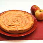 tarte normande aux pommes sans calvados - © Crookies